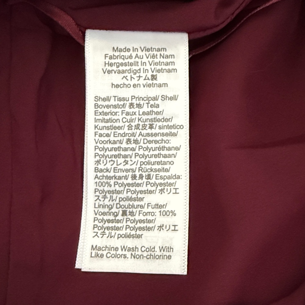 J. Crew Rich Purple Leather Pencil Skirt - Picture 7 of 7